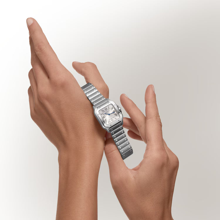 Cartier santos femme silver
