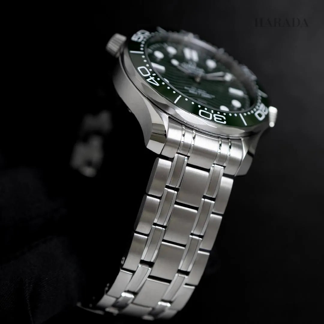 OMEGA Seamaster Green Dial Steel Bracelet