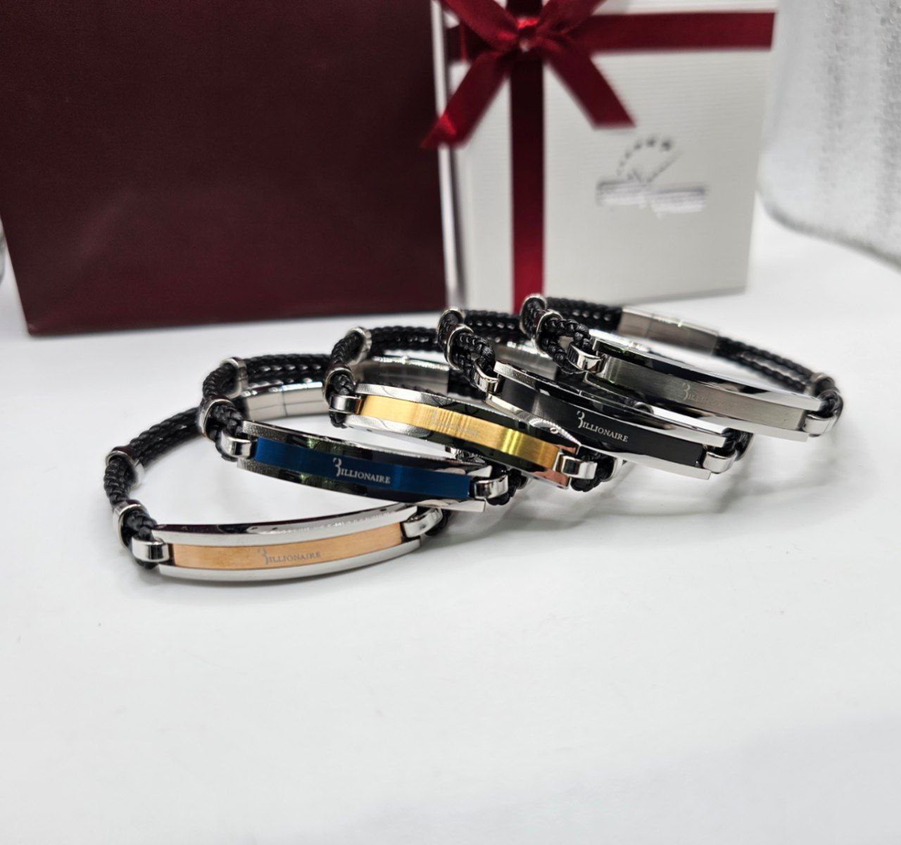 Bracelet homme cuir Billionaire
