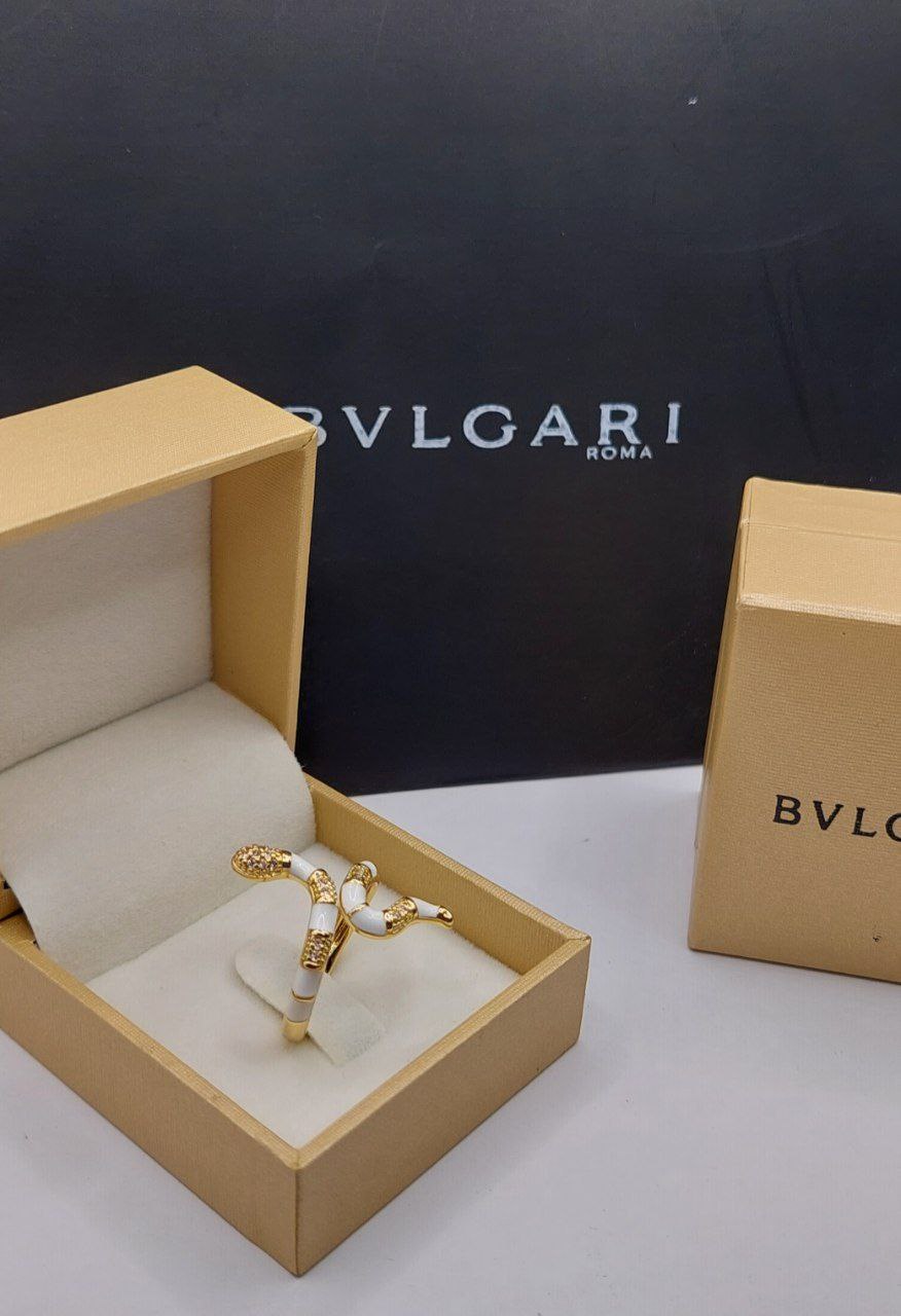 Bague femme doré BVLGARI serpent