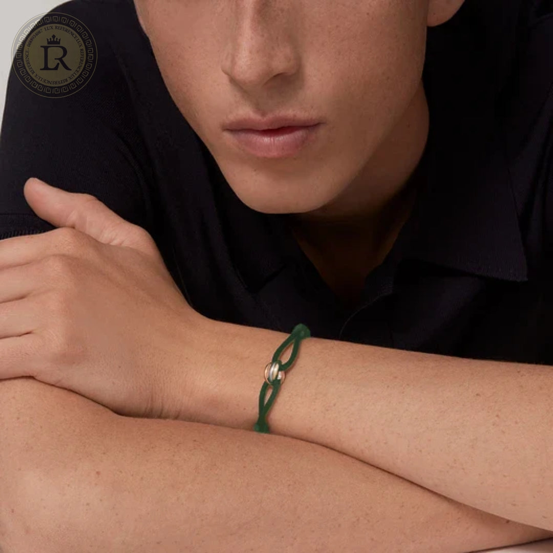 Bracelet Cartier Trinity, Cordon vert