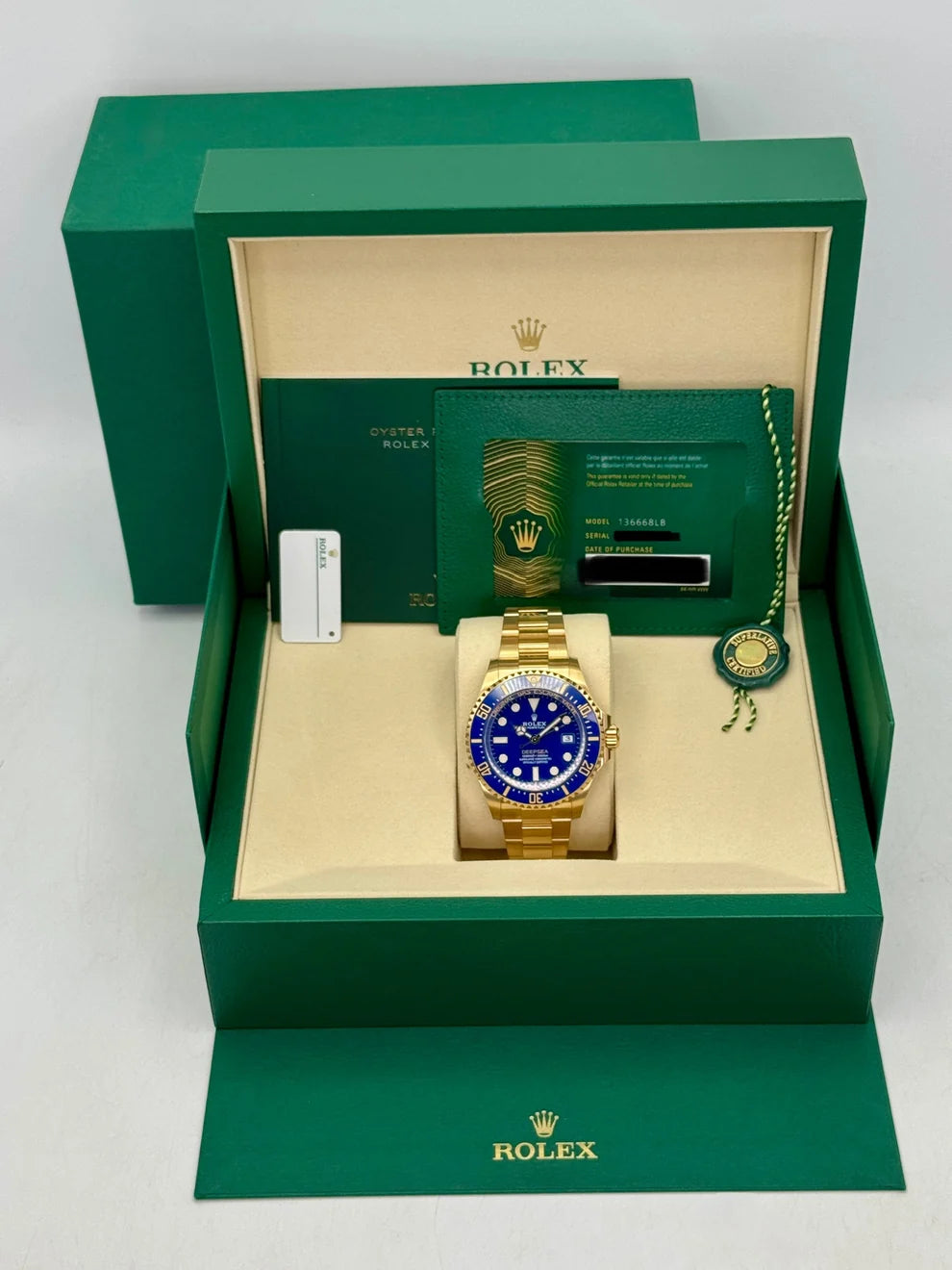 Rolex Deepsea Yellow Gold Blue Dial