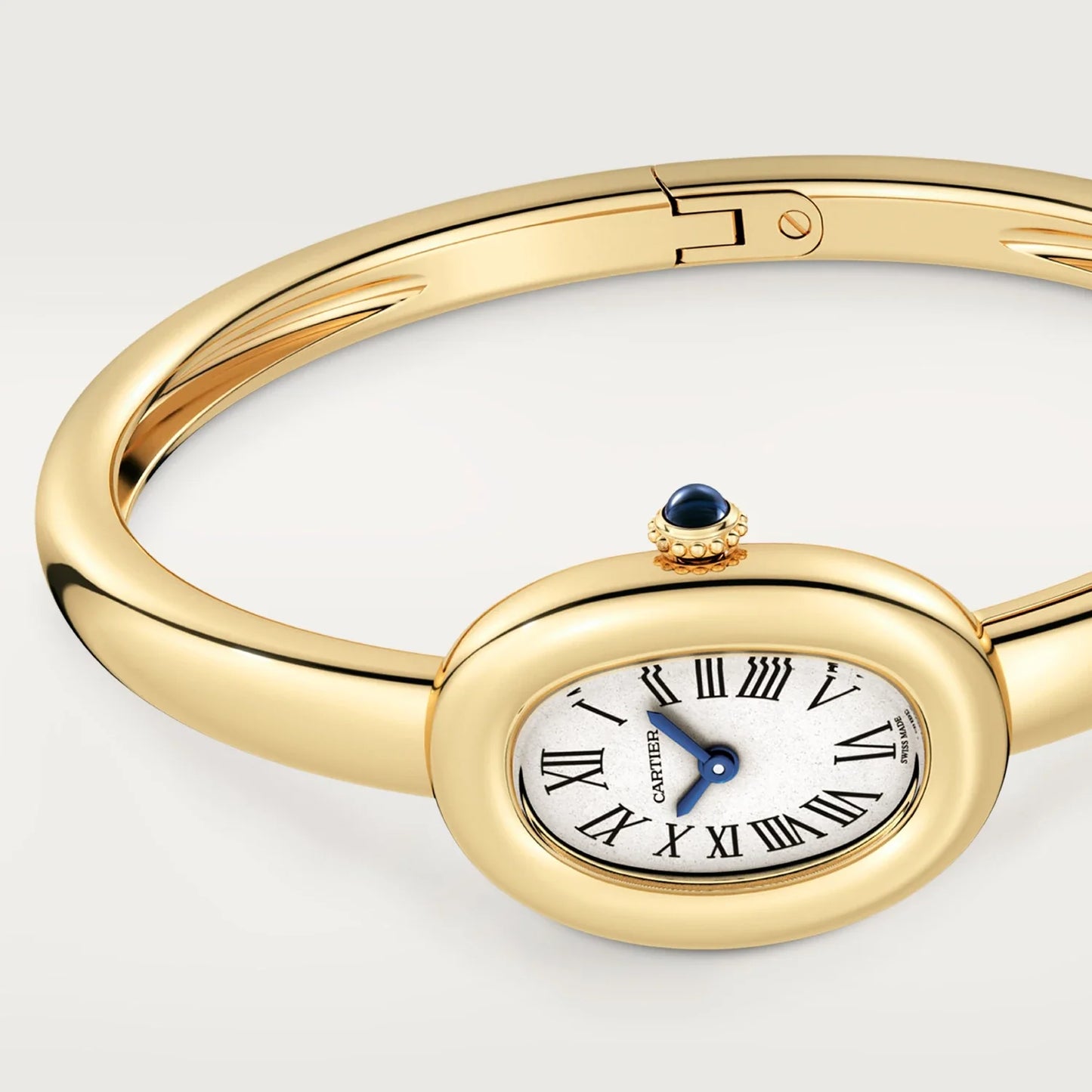Cartier baignoire or jaune 25mm taille 17