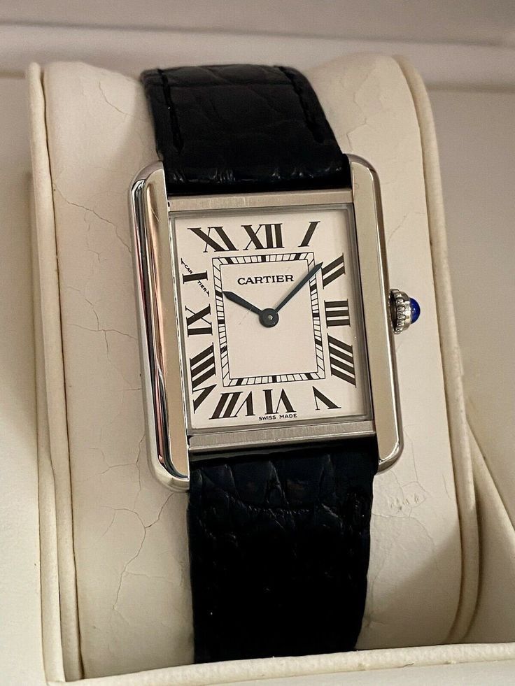 Cartier Tank louiss silver-B