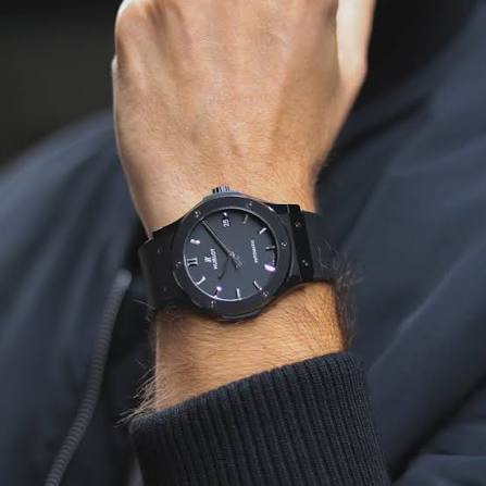 Hublot pour Homme Full black