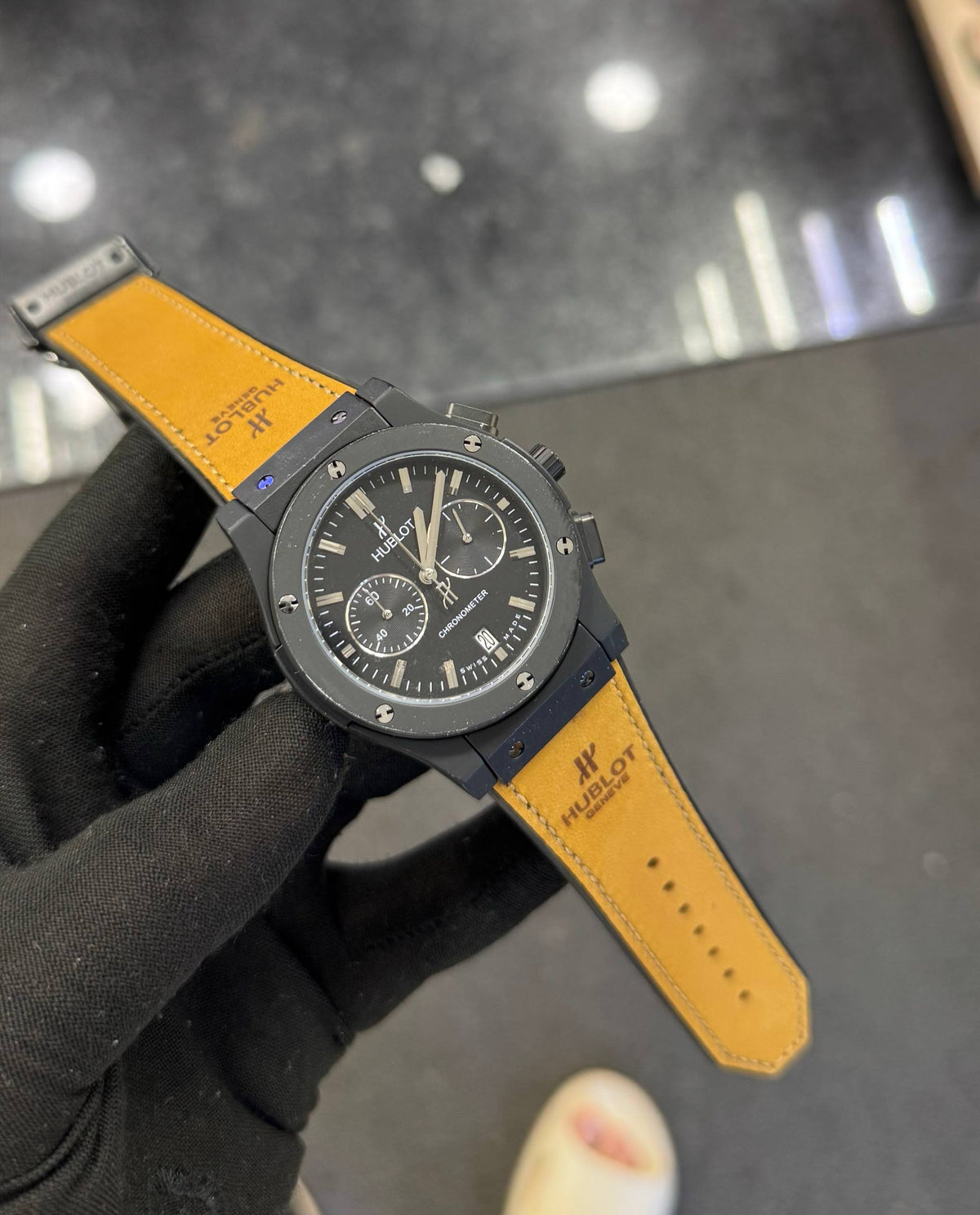 Hublot pour Homme Chronograph Orange