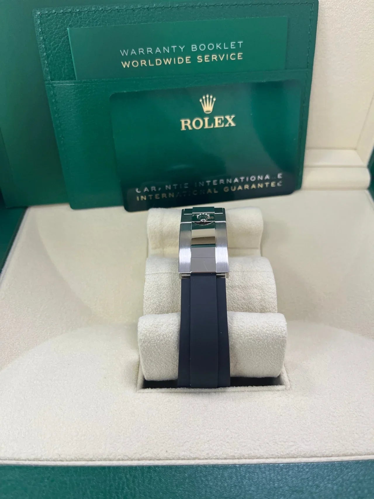Rolex Daytona Silver Meteroite and Black Dial Oysterflex
