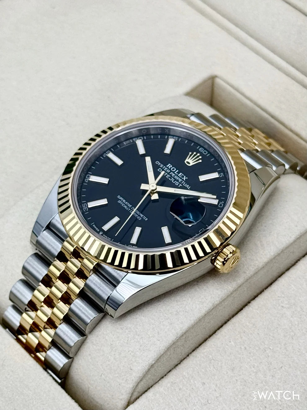 Datejust 2 Tones noir