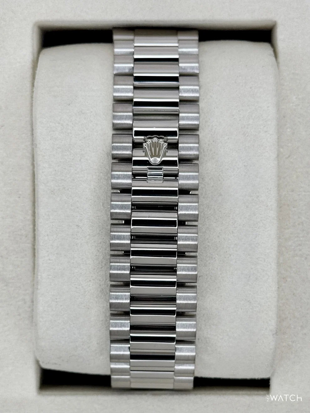 Rolex Day-Date 40mm Presidential White Gold Blue Ombre Dial