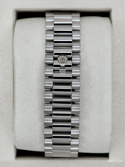 Rolex Day-Date 40mm Presidential White Gold Blue Ombre Dial