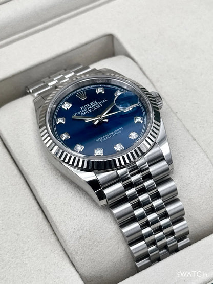 Rolex Datejust 36mm Jubilee Blue Diamond Dial