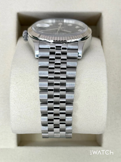 Rolex Datejust 36mm Jubilee Black Diamond Dial