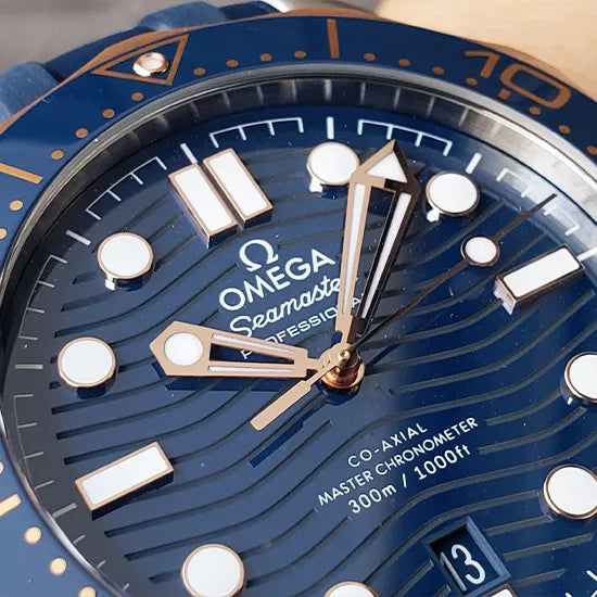 OMEGA SEAMASTER DIVER BLUE Bronze
