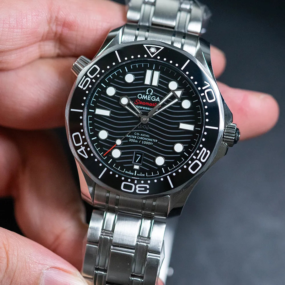 OMEGA SEAMASTER DIVER Noir Steel Bracelet