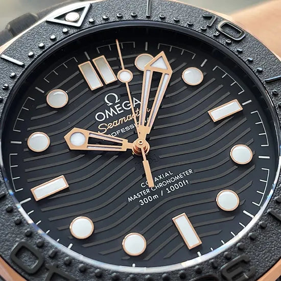OMEGA SEAMASTER DIVER Full black & Bronze