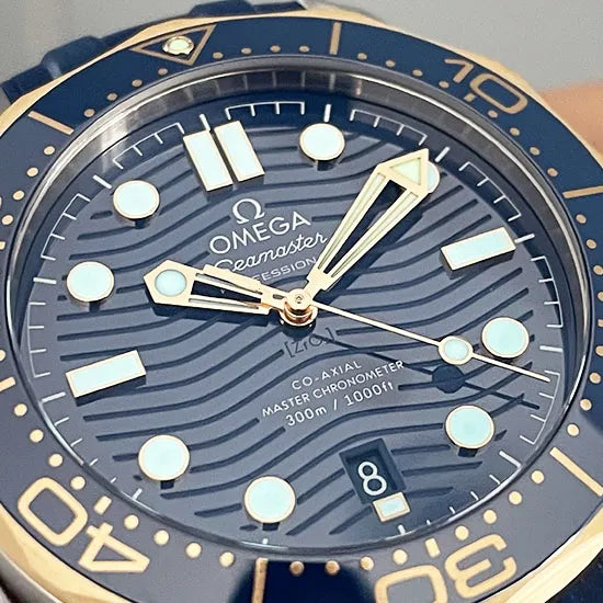 OMEGA SEAMASTER DIVER BLUE GOLD