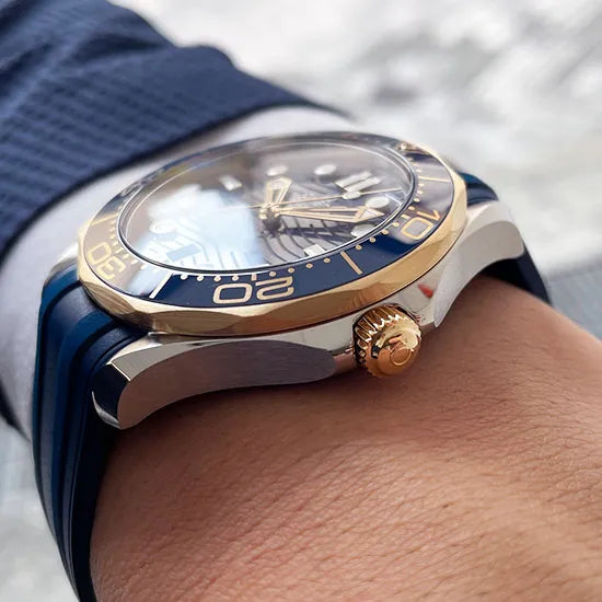 OMEGA SEAMASTER DIVER BLUE GOLD