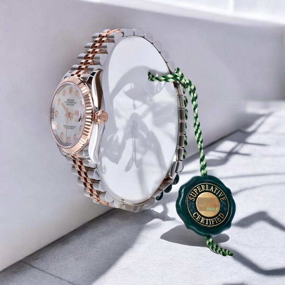 Datejust 31 mm Rose gold Bezel