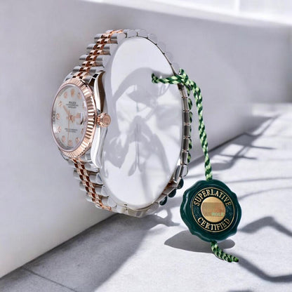 Datejust 31 mm Rose gold Bezel