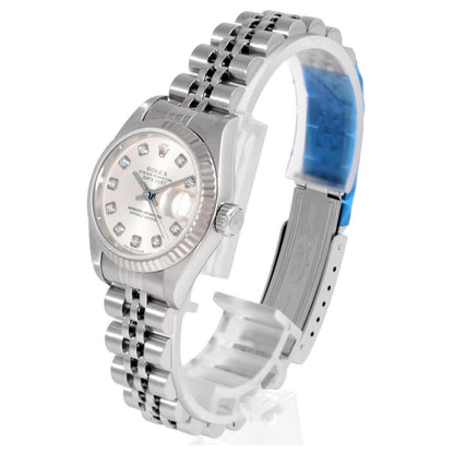 ROLEX DATEJUST WHITE PERLE DIAMOND DIAL JUBILEE