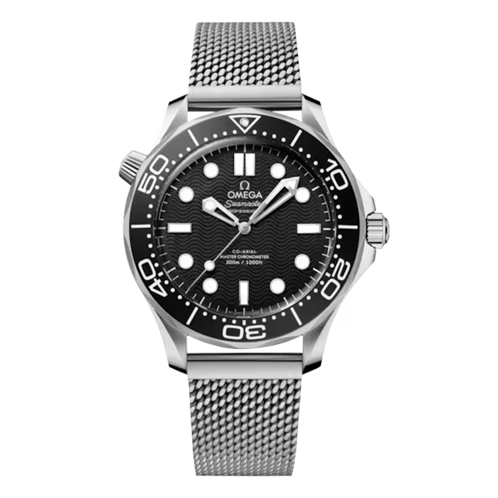 Omega Seamaster Diver 42 MM steel bracelet black