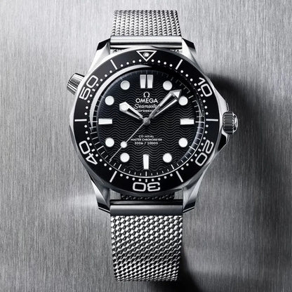 Omega Seamaster Diver 42 MM steel bracelet black
