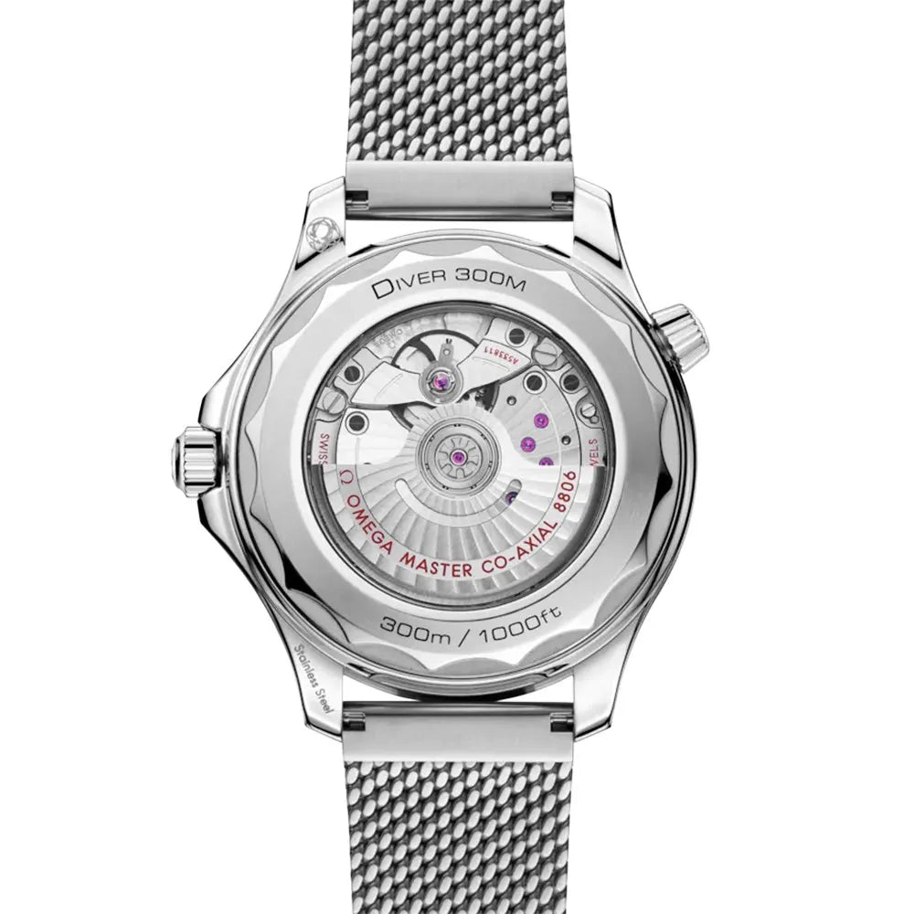 Omega Seamaster Diver 42 MM steel bracelet black