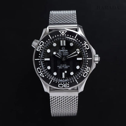 Omega Seamaster Diver 42 MM steel bracelet black