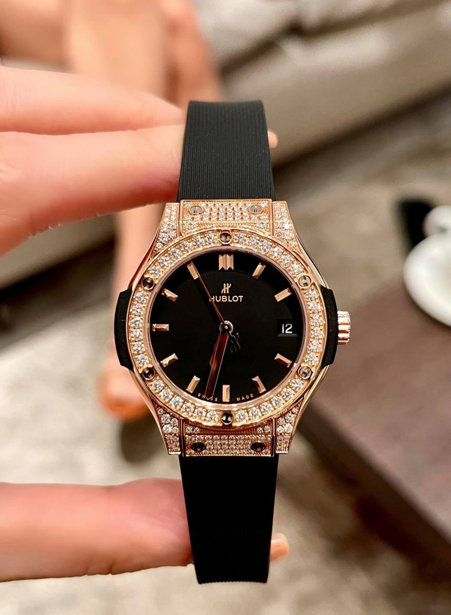 Hublot King Gold Pavé Black