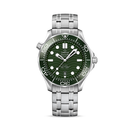 OMEGA Seamaster  Green Dial Steel Bracelet