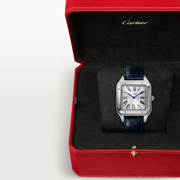 Cartier Santos dumont silver Petit modele