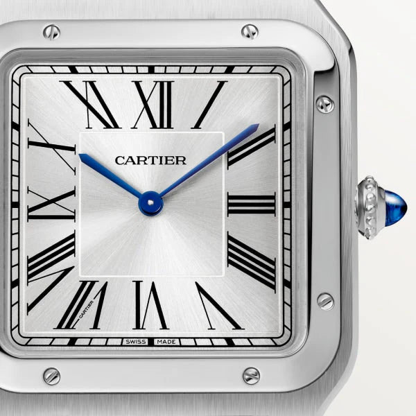 Cartier Santos dumont silver Petit modele