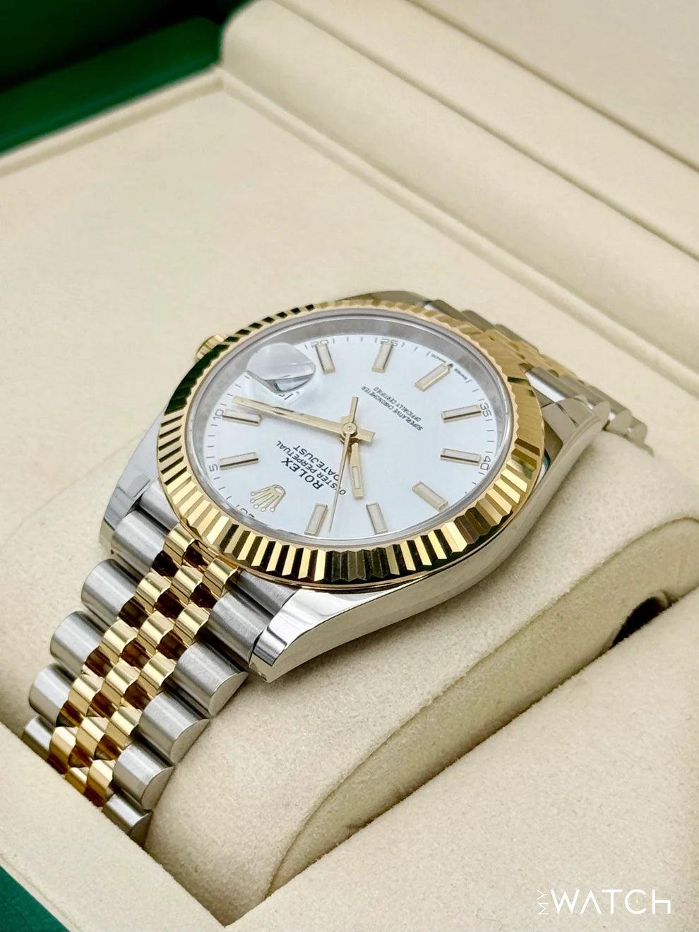 Datejust 2 Tones blanc