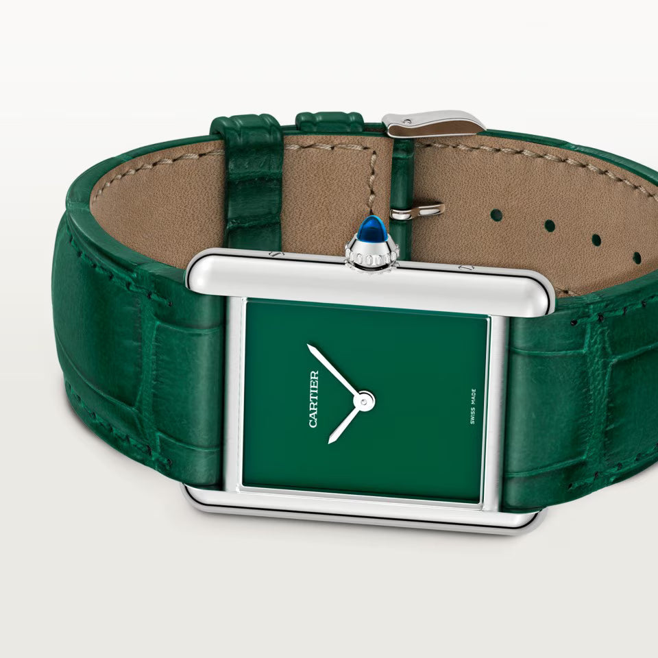 TANK MUST DE CARTIER WATCH green