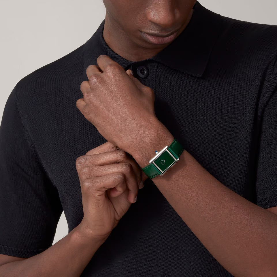TANK MUST DE CARTIER WATCH green