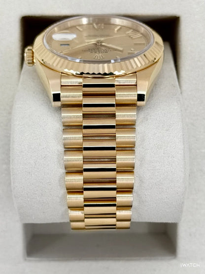 Rolex Day-Date 40mm Presidential Champagne Roman