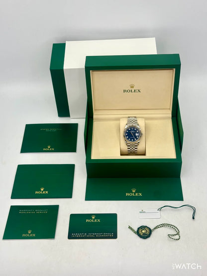Rolex Datejust 36mm Jubilee Blue Diamond Dial