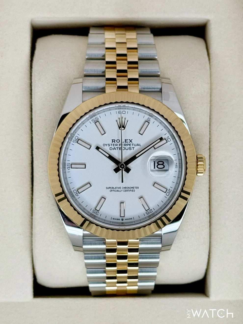Datejust 2 Tones blanc