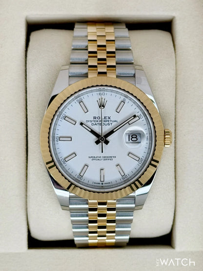Datejust 2 Tones blanc