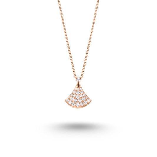 Collier Bvlgari Divas’ Dream Diamants, or rose