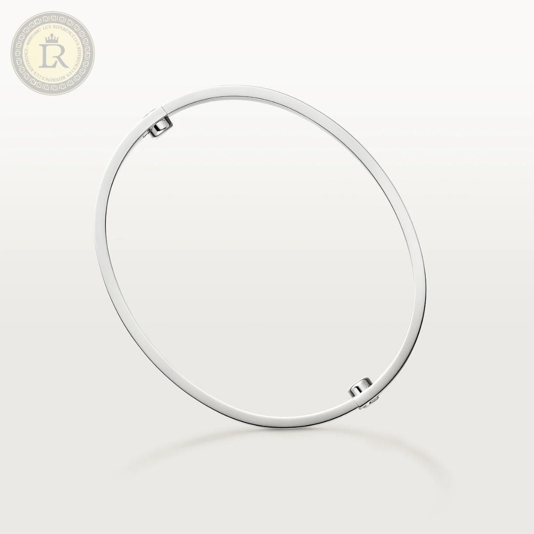 Bracelet Cartier LOVE, or gris, 4 diamants