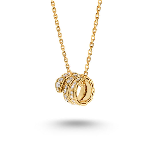 Collier Bvlgari Serpenti Viper, or jaune