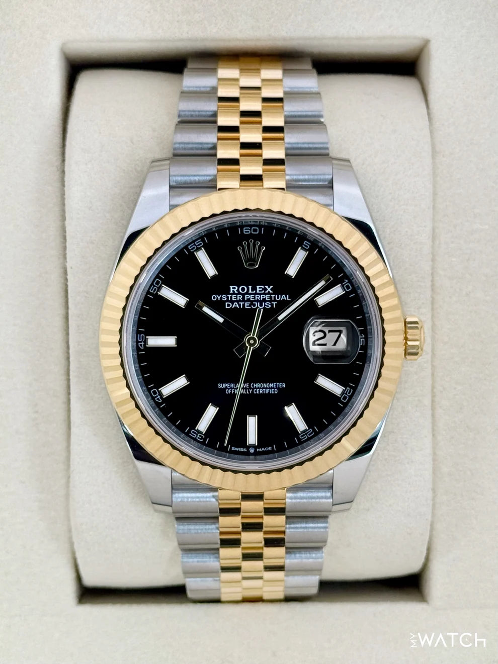 Datejust 2 Tones noir