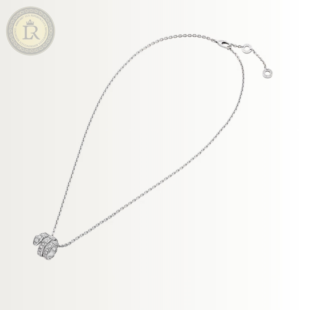 Collier Bvlgari Serpenti Viper, or blanc