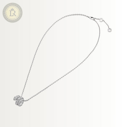 Collier Bvlgari Serpenti Viper, or blanc