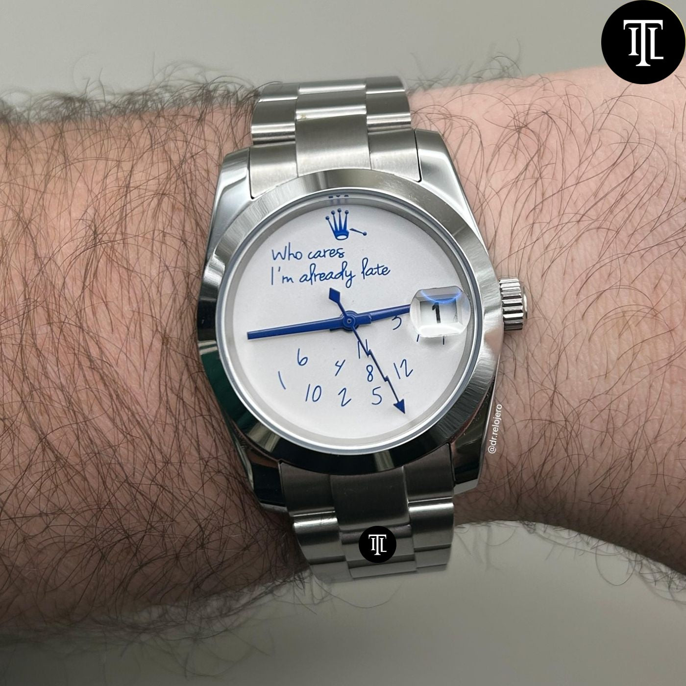 Rolex Datejust 41 , Who cares I‘m already late Dial