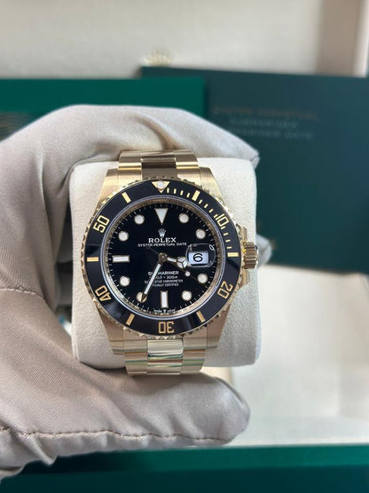 Montre Rolex Submariner Date Gold cadran Noir