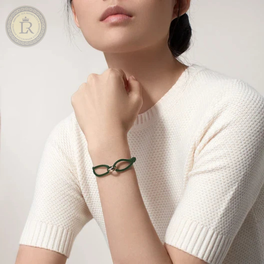 Bracelet Cartier Trinity, Cordon vert