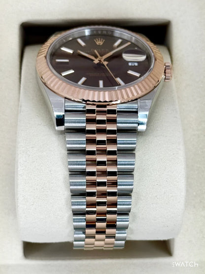 Datejust 2 Tones chocolats 41mm
