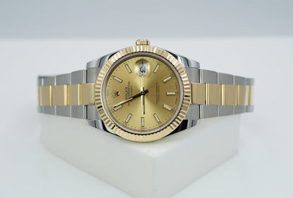 Rolex Datejust 126333 Stainless Steel - Gold Champagne Dial